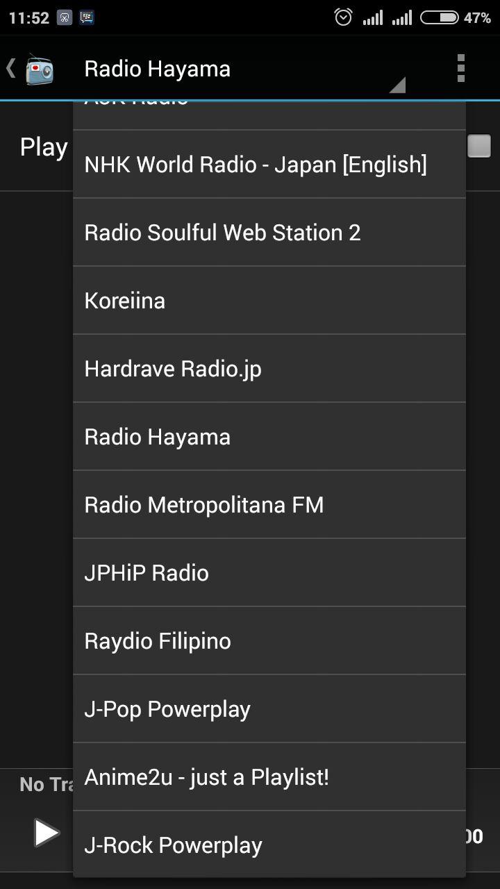 Tokyo Radio Stations Screen 3