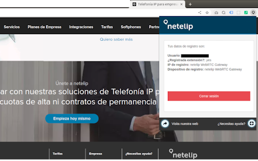 netelip Click 2 Extension