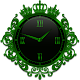 Download Green Crown Clock Widget For PC Windows and Mac 2.0