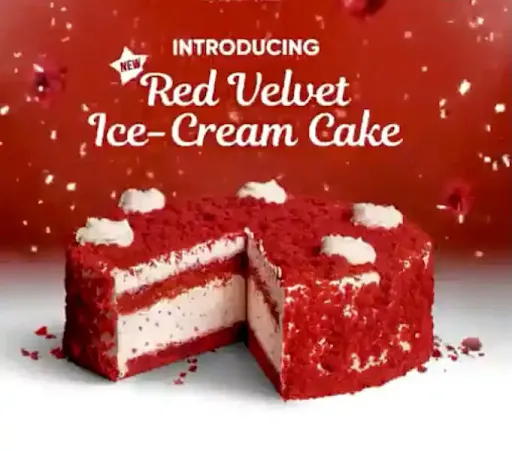 Red Velvet Ice Cream Cake (1 Pc)