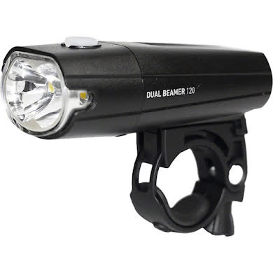 Planet Bike Dual Beamer 120 Headlight - Includes 2 AAA Batteries, Black