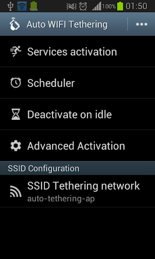 Auto WIFI Tethering