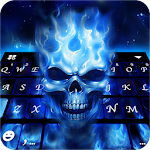 Cover Image of Download Flaming Skull 3d Keyboard Theme 1.0 APK