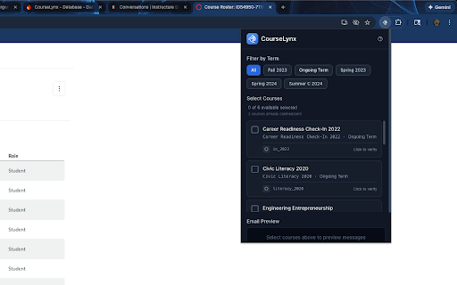 CourseLynx screenshot 1