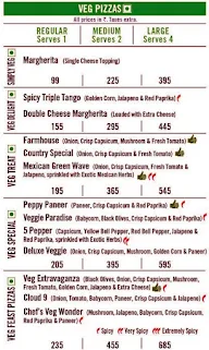 Domino's Pizza menu 2