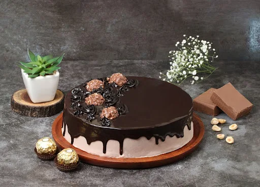 Ferrero Rocher Eggless Cake