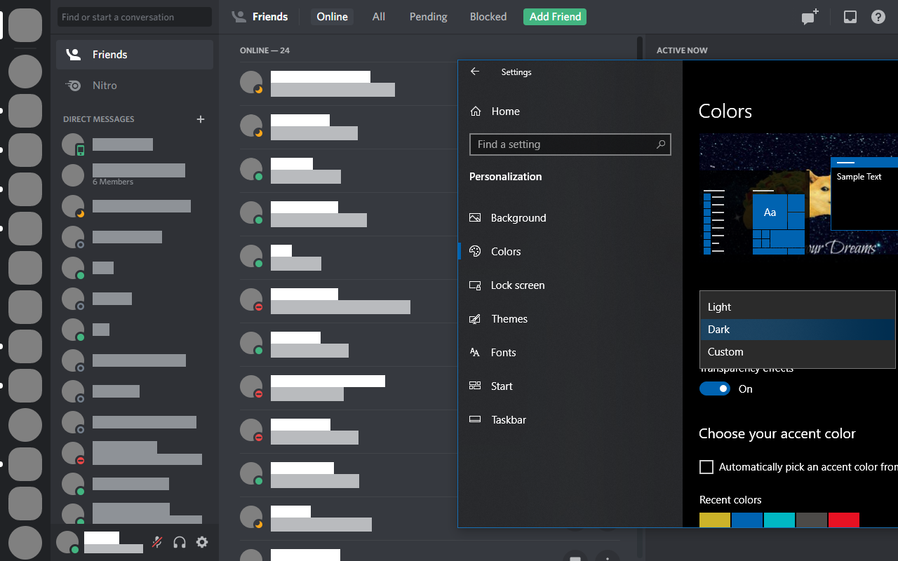 Auto Dark Theme for Discord Preview image 0