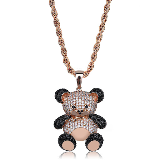 Title 6, Cute cartoon panda necklace