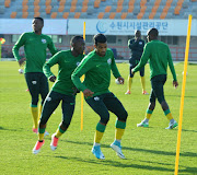 The South African men's Under-20 national team, Amajita, at a training session on Friday 19 May 2017 in Suwon, South Korea. South Africa are drawn with the current U-20 champions of Europe‚ Italy; of South America‚ Uruguay; and of Asia‚ Japan in Group D for the 2017 FIFA Under-20 World Cup.