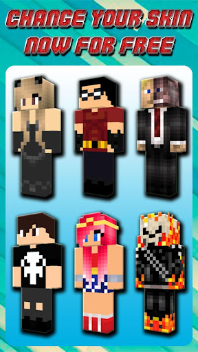 Superhero Skins for Minecraft PE