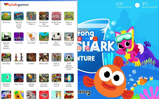 Baby Shark Pinkfong Wallpaper HD New Tab