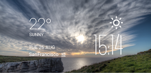 Dawwar weather widget/clock APK