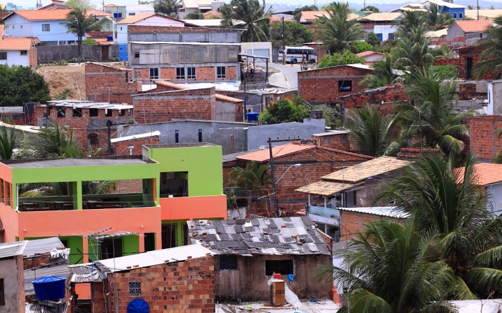 Favela del Brasile di Luna Nera