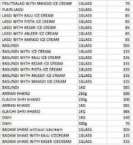 Mahesh Coldrink Center menu 3