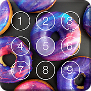 Colourfull Sweet Donuts Screen Lock  Icon