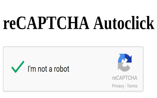 reCAPTCHA Autoclicker