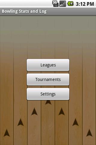 Screenshot Bowling Stats and Logger
