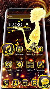 Golden Butterfly Fairy Launcher Theme(圖3)-速報App