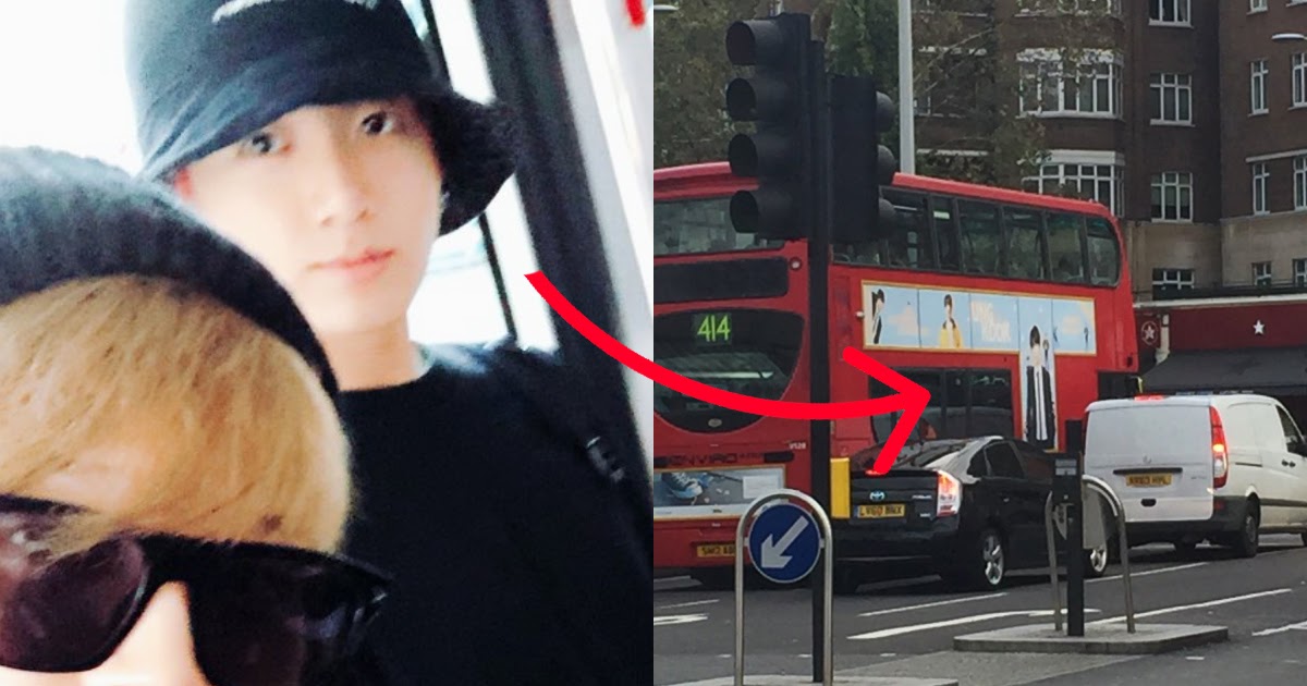 BTS' Jungkook Spotted On London's Iconic Double Decker Buses