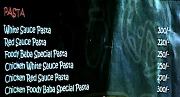 Foody Baba menu 