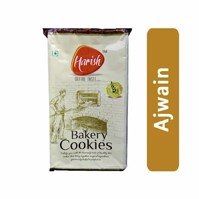 Harish Ajwain Bakery Cookies - 400 gm
