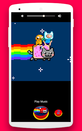 Button for nyan cat meme