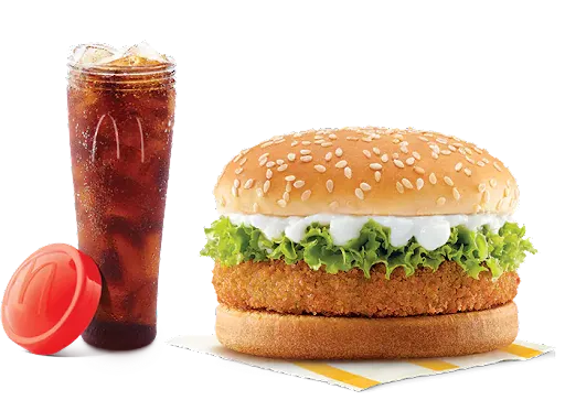 McVeggie Burger + Coke