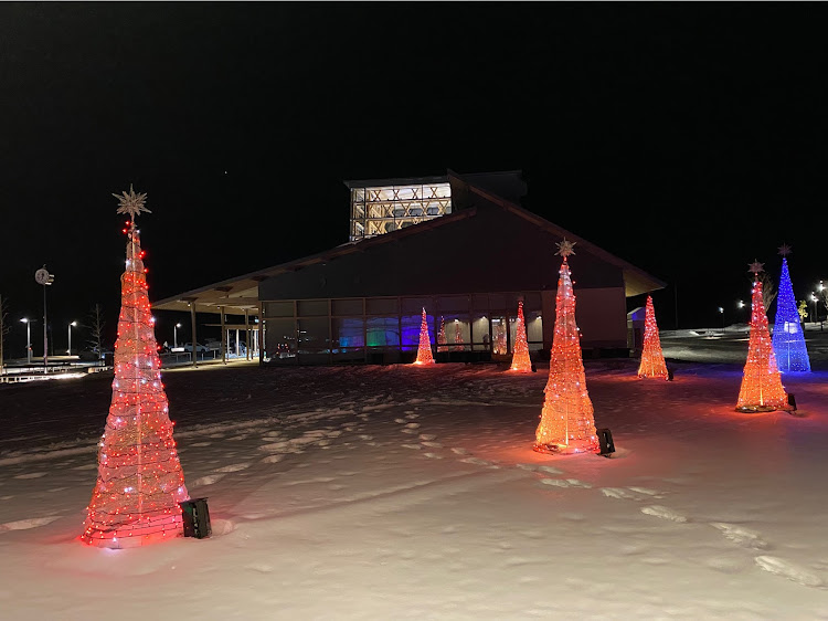 レヴォーグの雪景色・冬のイルミネーション・いいたて村の道の駅までい館・いいたてルミナリエ・東日本大震災を風化させてはいけないに関するカスタム事例の投稿画像8枚目
