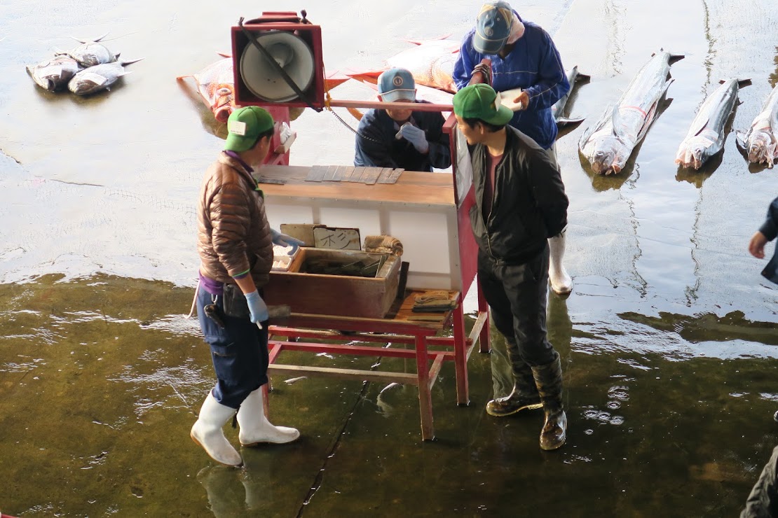 Kii-Katsuura Fish Market auction