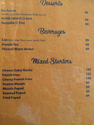 Restro Yaaar menu 7