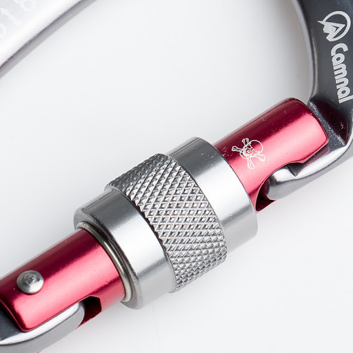 Title 2, Kanle D-type screwgate carabiner, the main lock...