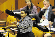 The DA's former parliamentary leader Lindiwe Mazibuko.