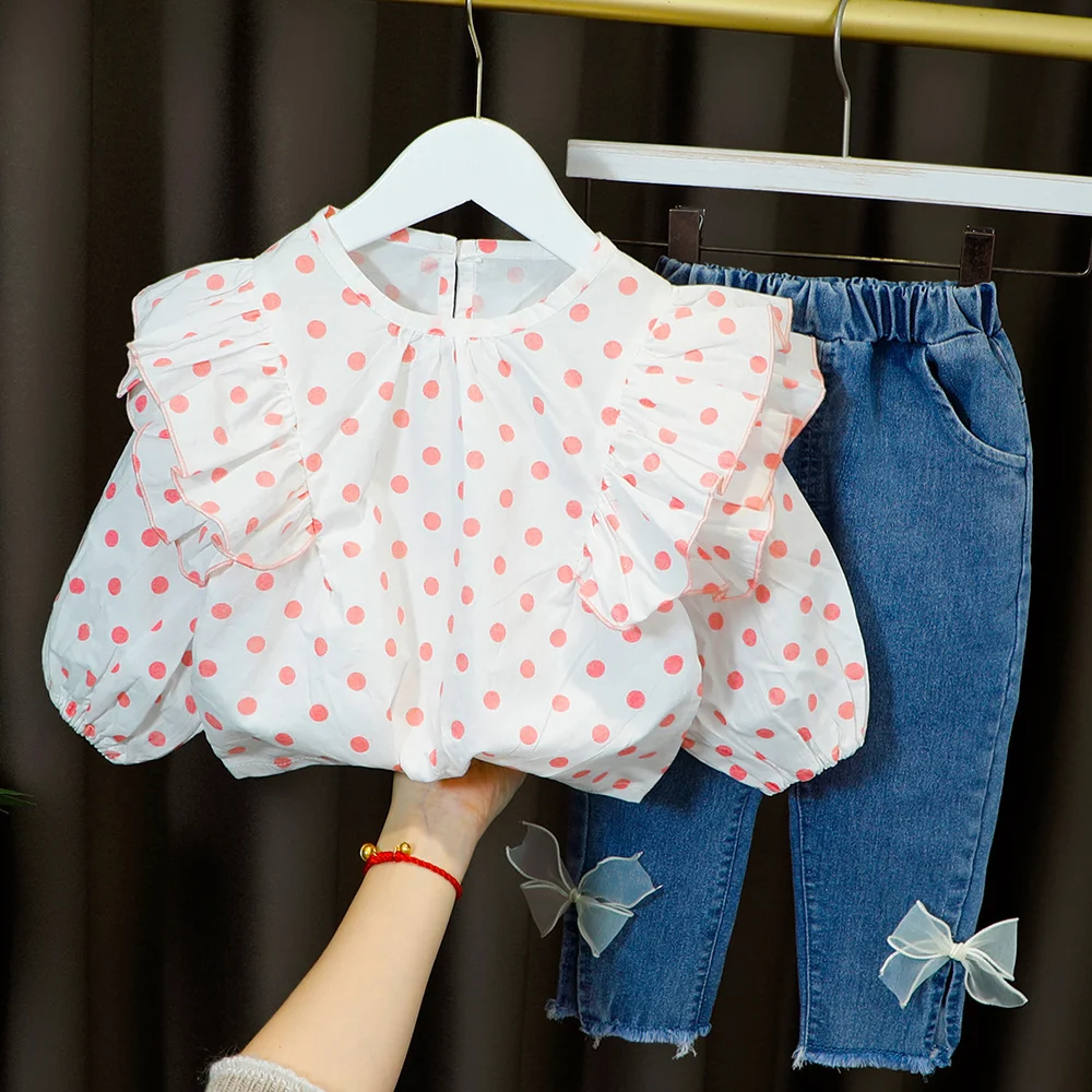 Title 3, Terno de bebê menina manga longa roupa infantil...