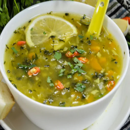 Lemon Coriander Veg Soup