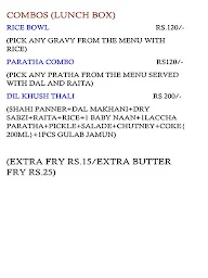 Craving Express menu 2