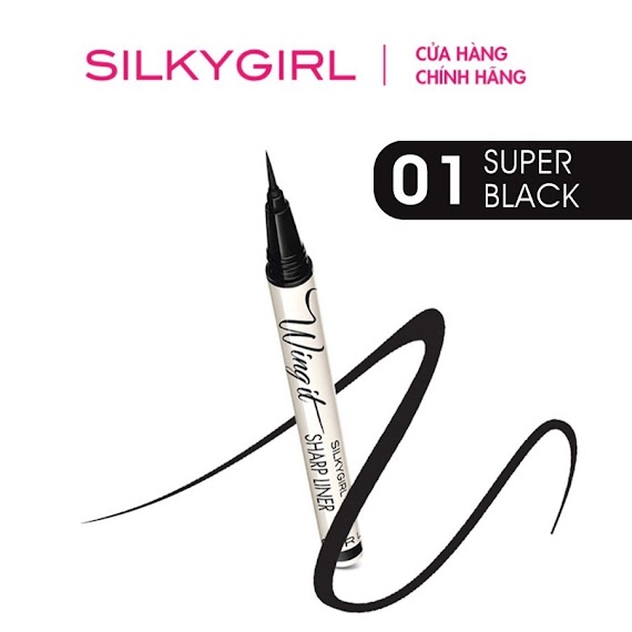 Bút Kẻ Mắt Silkygirl Wing It Sharp Eyeliner - [Cocolux]