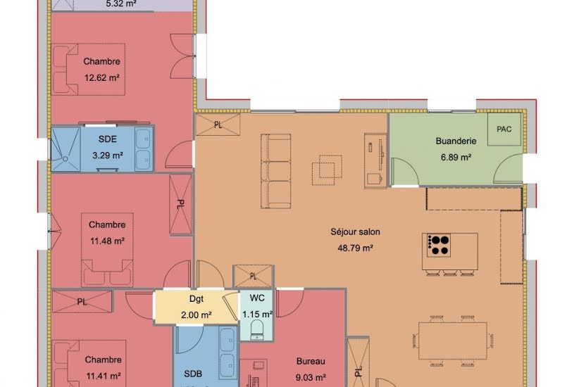  Vente Terrain + Maison - Terrain : 2 939m² - Maison : 116m² à Ciran (37240) 