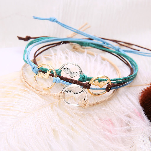 Title 3, Bohemian Vintage Weave Colorful Mountain Charm ...