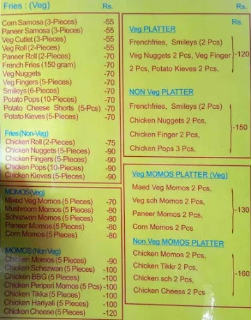 Burmese Cafe menu 