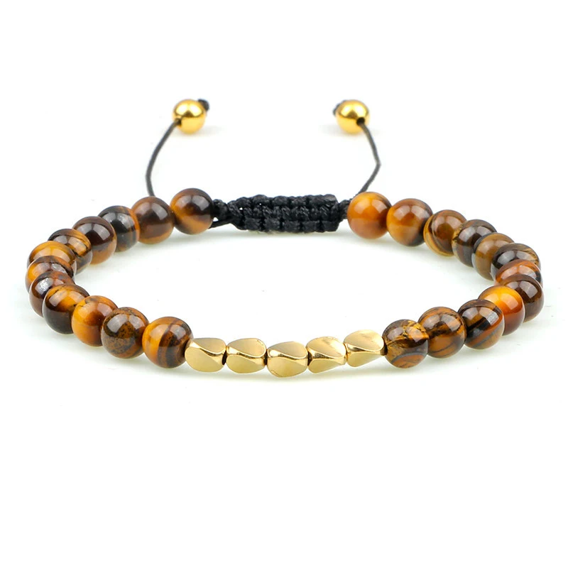 Title 5, Bracelet de perles en fil tressé à la main pour...
