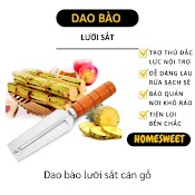 Dao Bào - Dao Gọt Vỏ Dứa, Mía, Trái Cây Củ Quả, Đánh Vảy Cá, Khui Nắp Chai Cán Gỗ 9622