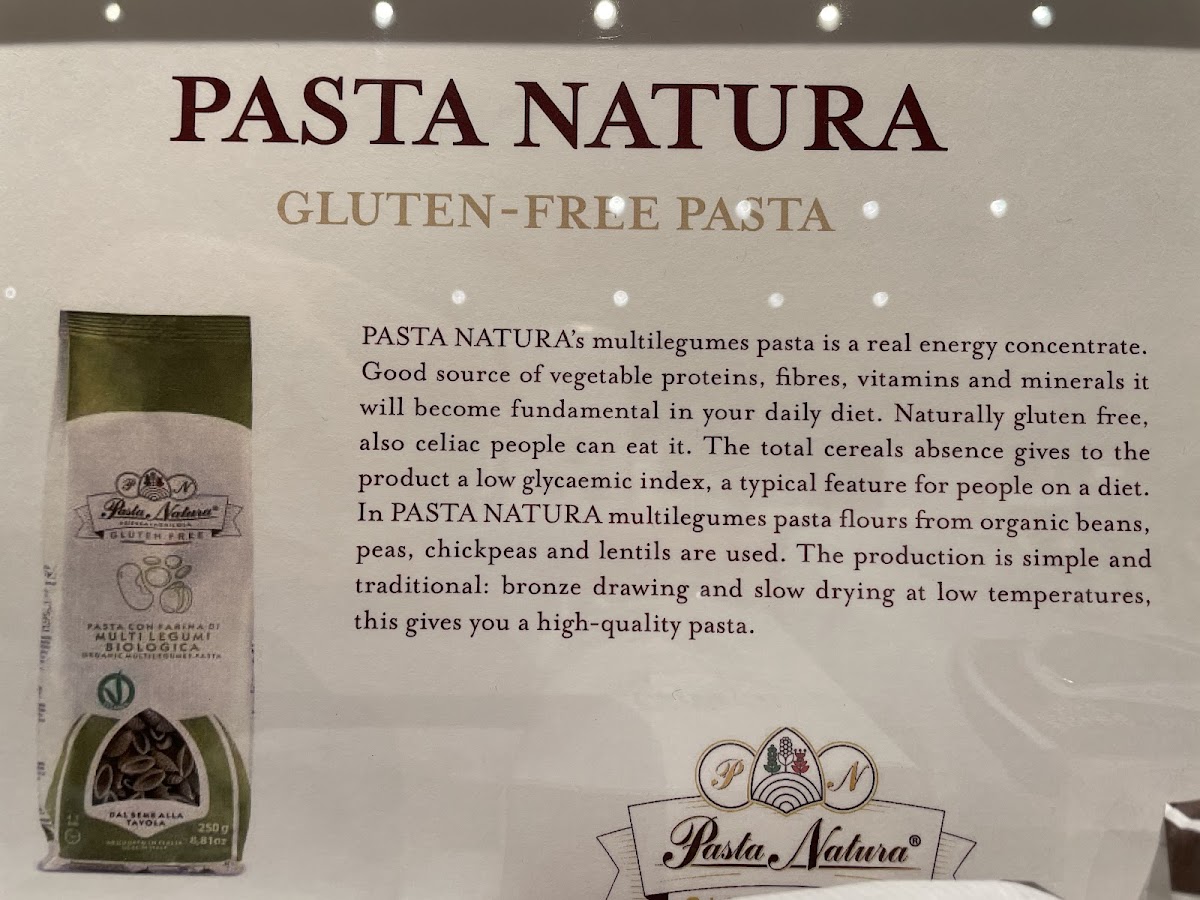 Eataly gluten-free menu