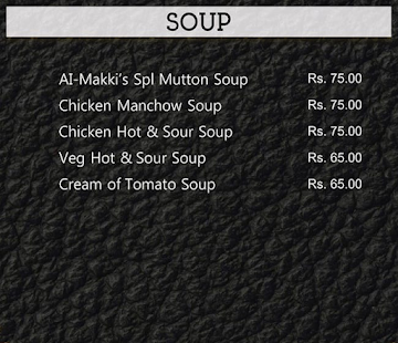 Cauvery Bar and Restuarant menu 