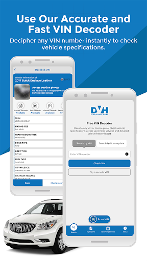 Screenshot VIN Decoder & Vehicle History