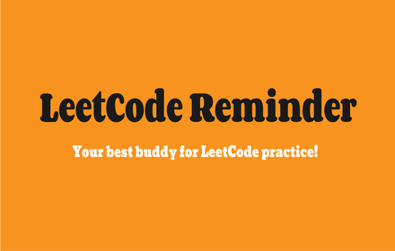 LeetCode Reminder Preview image 0