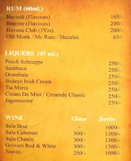 The Deck Lounge Bar menu 2