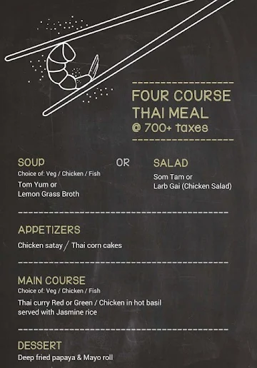 Panash - Four Points by Sheraton menu 