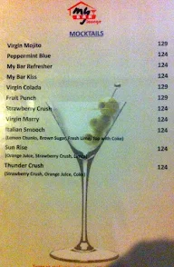 My Bar Lounge & Restaurant menu 8