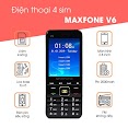 Điện Thoại 4 Sim V6 Pin Khủng Loa To Màn Hình 2.8Inch Có Rung