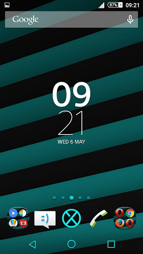 Streaks Teal XZ Theme